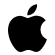 icone apple symbole logo noir 1